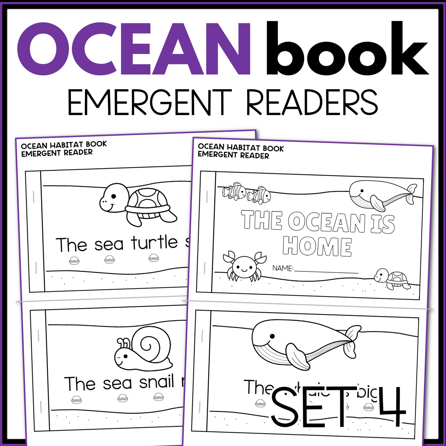 OCEAN BOOK EMERGENT READERS