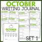 OCTOBER WRITING JOURNAL -- will send via email