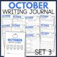 OCTOBER WRITING JOURNAL -- will send via email