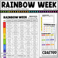 Editable Rainbow Week Activities and Planner Preschool Canva Template