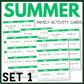 Summer Family Activity Cards
