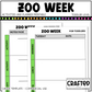 Editable Zoo Week Play Activities and Planner Toddler Canva Template 2-4yo